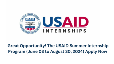 Great Opportunity! The USAID Summer Internship Program (June 03 to August 30, 2024) Apply Now
