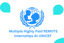 Multiple Highly Paid REMOTE Internships At UNICEF (Learning & Engagement), Education Outcomes Fund (EOF) 2024 Apply Online