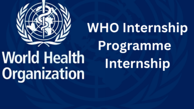 Approved WHO Internship Programme | Internship Positions Are Available In Various Areas Of Work 2024 |Apply Online