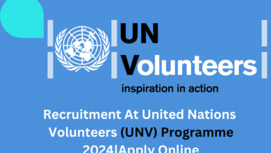 Volunteer Opportunities Around The World | Recruitment At United Nations Volunteers (UNV) Programme 2024|Apply Online