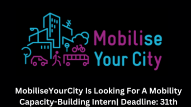 Internship Opportunity: MobiliseYourCity Is Looking For A Mobility Capacity-Building Intern| Deadline: 31th August 2024