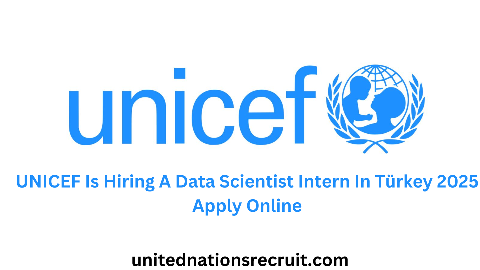 UNICEF Is Hiring A Data Scientist Intern In  Türkey 2025 Apply Online