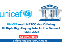 UNICEF and UNESCO Are Offering Multiple High Paying Jobs To The General Public 2025