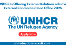 UNHCR Is Offering External Relations Jobs For External Candidates Head Office 2025