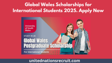 Global Wales Scholarships for International Students 2025. Apply Now