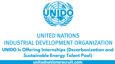 UNIDO Is Offering Internships (Decarbonization and Sustainable Energy Talent Pool)