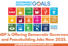 UNDP Is Offering Democratic Governance and Peacebuilding Jobs Now 2025.