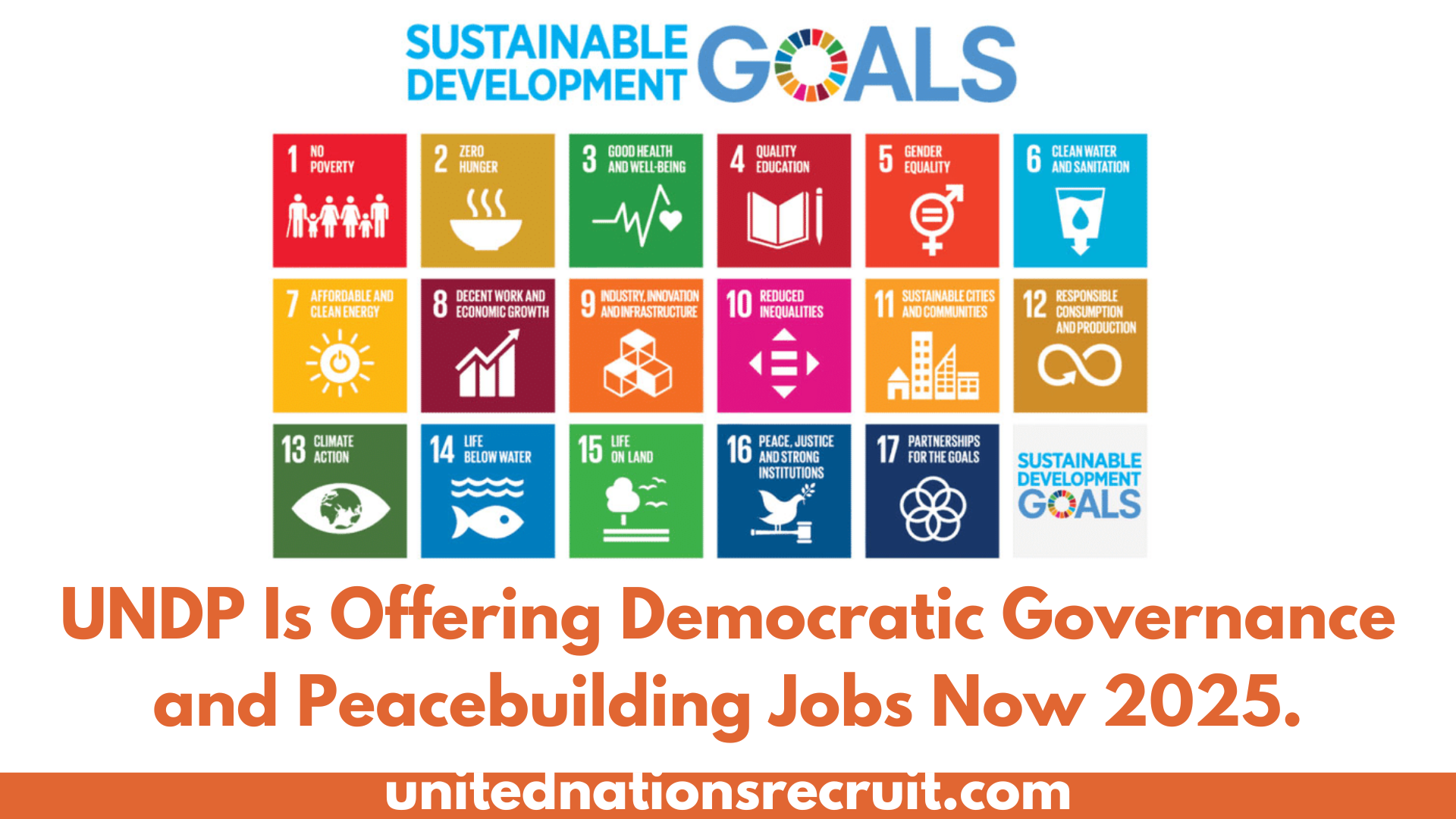 UNDP Is Offering Democratic Governance and Peacebuilding Jobs Now 2025.