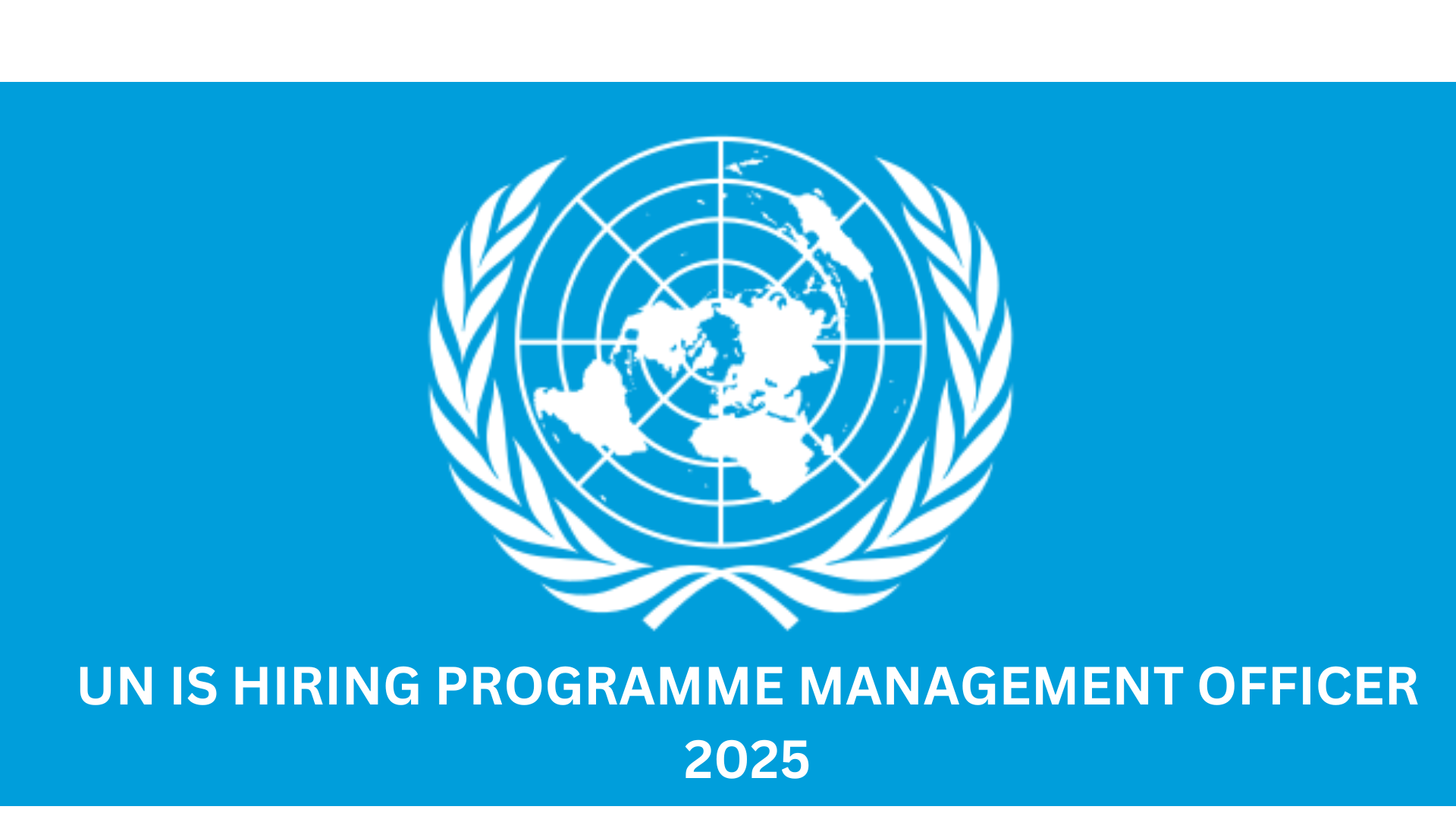 UN IS HIRING PROGRAMME MANAGEMENT OFFICER PHC,P-4 2025.