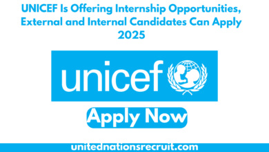 UNICEF Is Offering Internship Opportunities, External and Internal Candidates Can Apply 2025