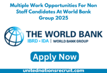 Multiple Work Opportunities For Non Staff Candidates At World Bank Group 2025