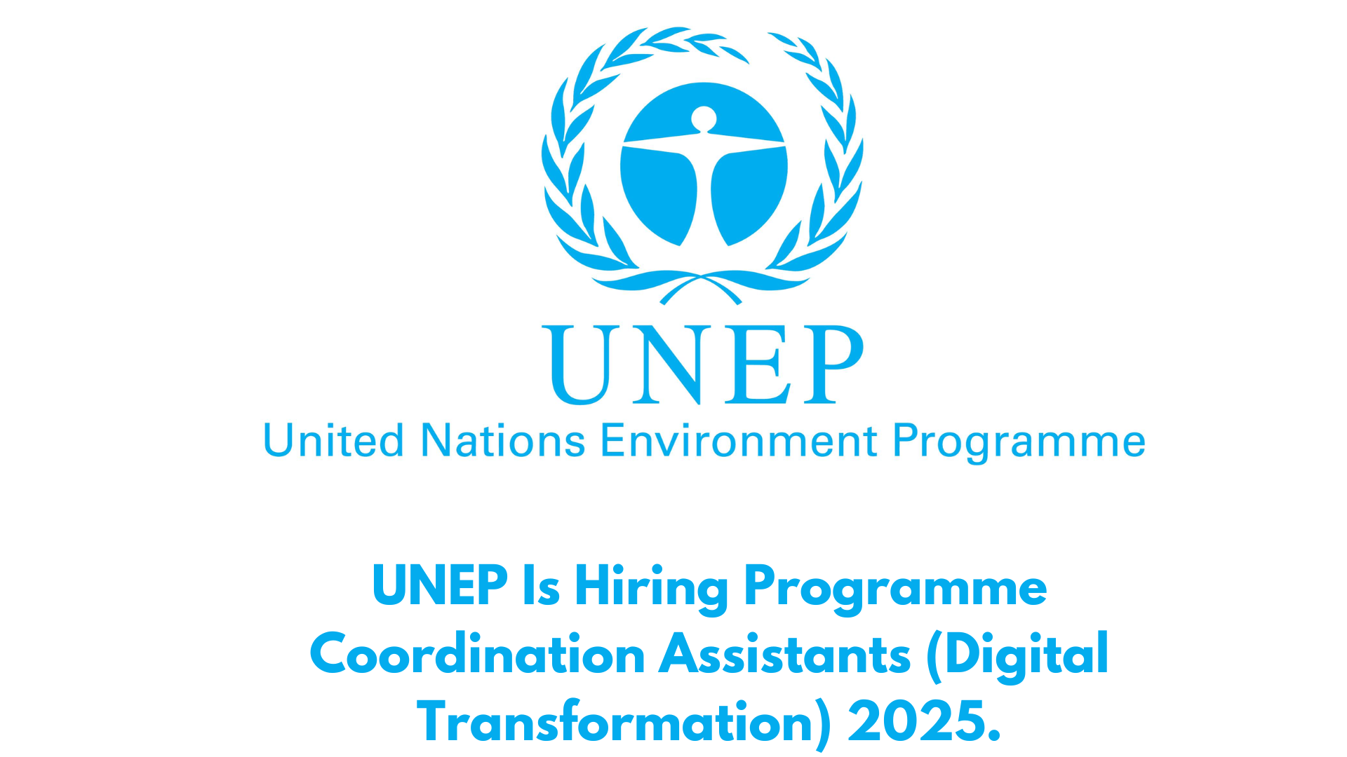 UNEP Is Hiring Programme Coordination Assistants (Digital Transformation) 2025.