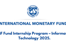 IMF Fund Internship Program – Information Technology 2025.