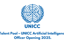 Talent Pool – UNICC Artificial Intelligence Officer Opening 2025.